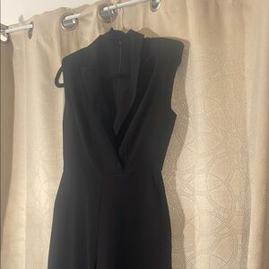 Elegant Black Sleeveless Romper